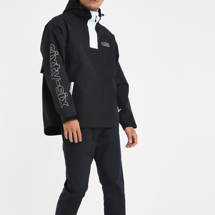 Men's Vans Athleisure Casual Sports Jacket Black VN0A4BPCBLK