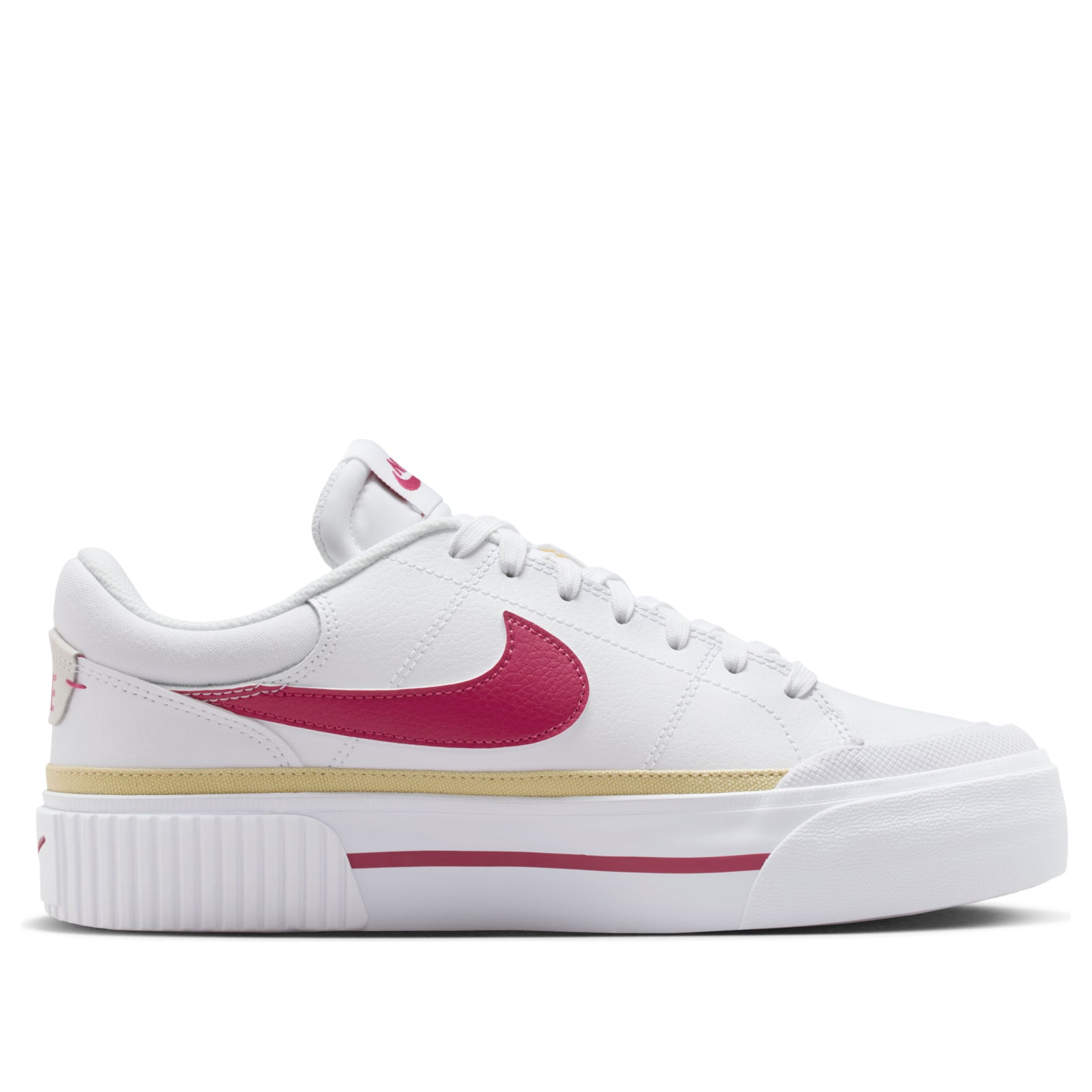(WMNS) Nike Court Legacy Lift 'White Sweet Beet' DM7590-112
