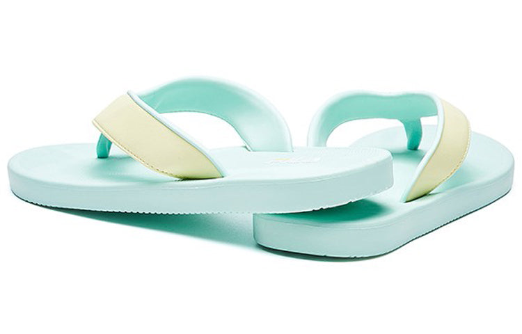 (WMNS) FILA Flip flops GreenYellow F12W024612FWY