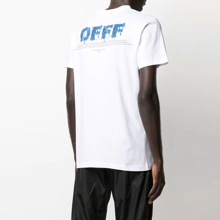 Off-White SS21 Casual Round Neck Short Sleeve Printing Version White OMAA027S21JER0090110
