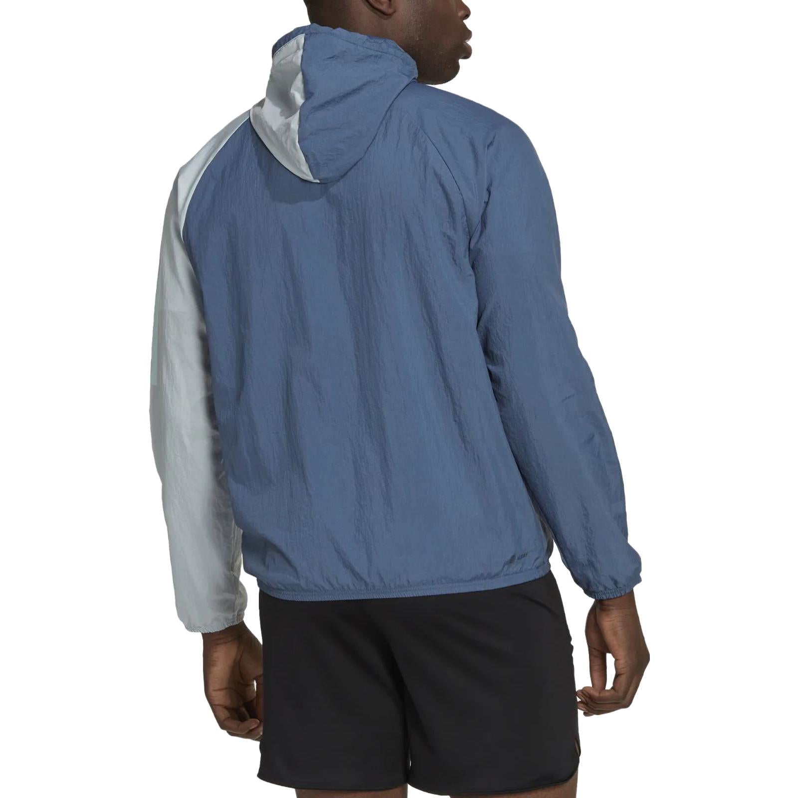adidas Training 1/2-Zip Colourblock Track Top 'Wonder Steel' HZ9707