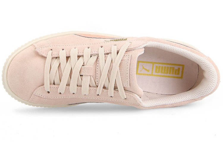 (GS) PUMA Suede Platform Jr 'Snake - Pearl' 363906-06