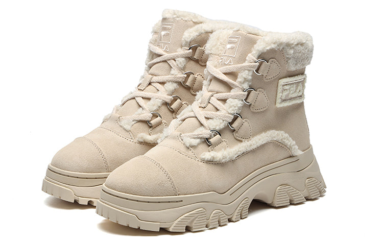 (WMNS) FILA Warm Snow Boots 'Pink White' F12W144404FTP