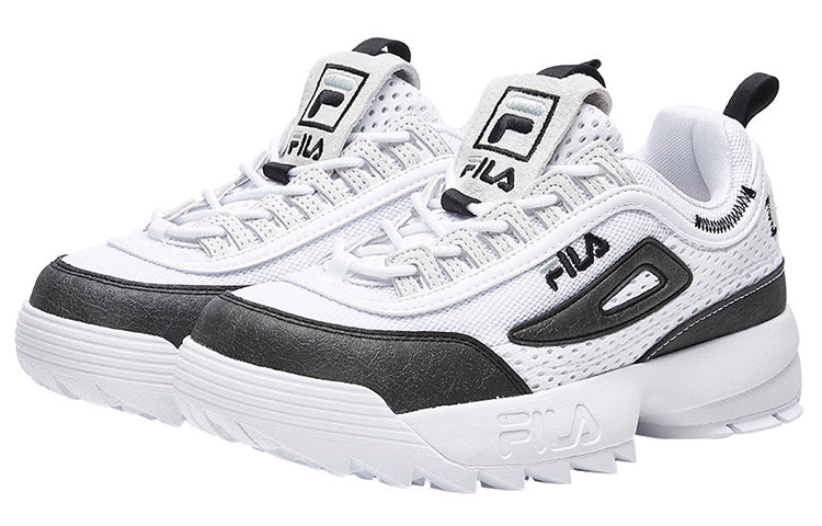(WMNS) Fila Fusion Shoes 'White Black' T12W933705FWB