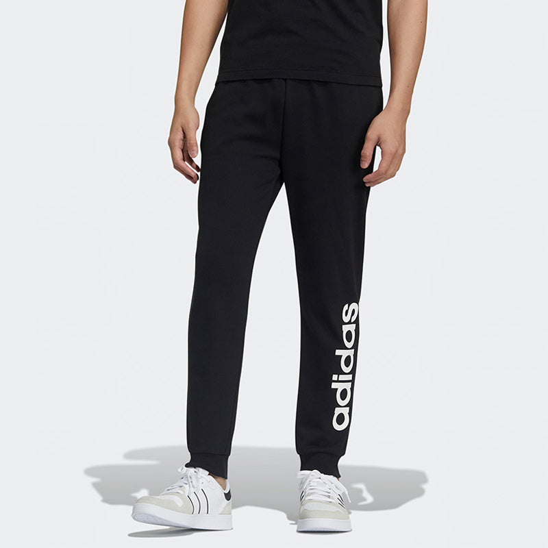 adidas neo M Ce Logo Tp1 Athleisure Casual Sports Knit Bundle Feet Long Pants Black GP4896
