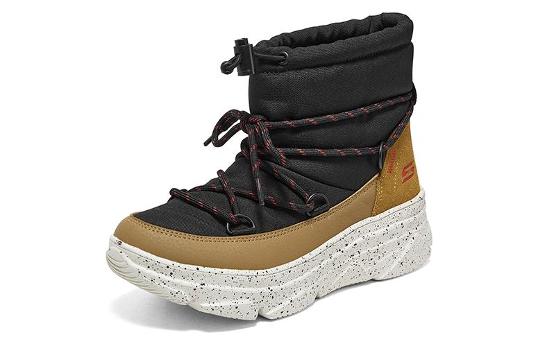 (WMNS) Skechers Bobs MT. PEAK 'Black Brown' 117311-BKNT