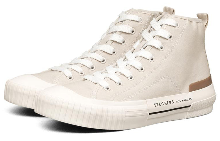 (WMNS) Skechers New Moon High-Top Sneakers White 155392-OFWT