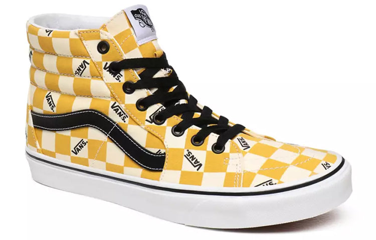 Vans SK8-HI 'Big Check - Yolk Yellow' VN0A4U3CWYT