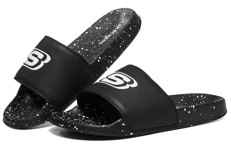 Skechers Side Lines Casual Slippers Black 8790107-BKW