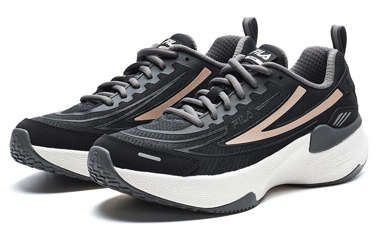 (WMNS) FILA Flow Running Shoes 'Core Black Pink' A12W311105FBK