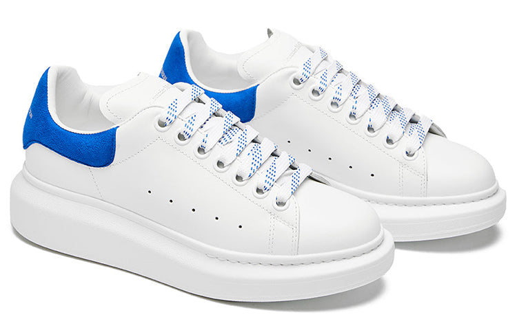 (WMNS) Alexander McQueen Oversized Shoes 'White Royal Blue' 719412WHGP78981