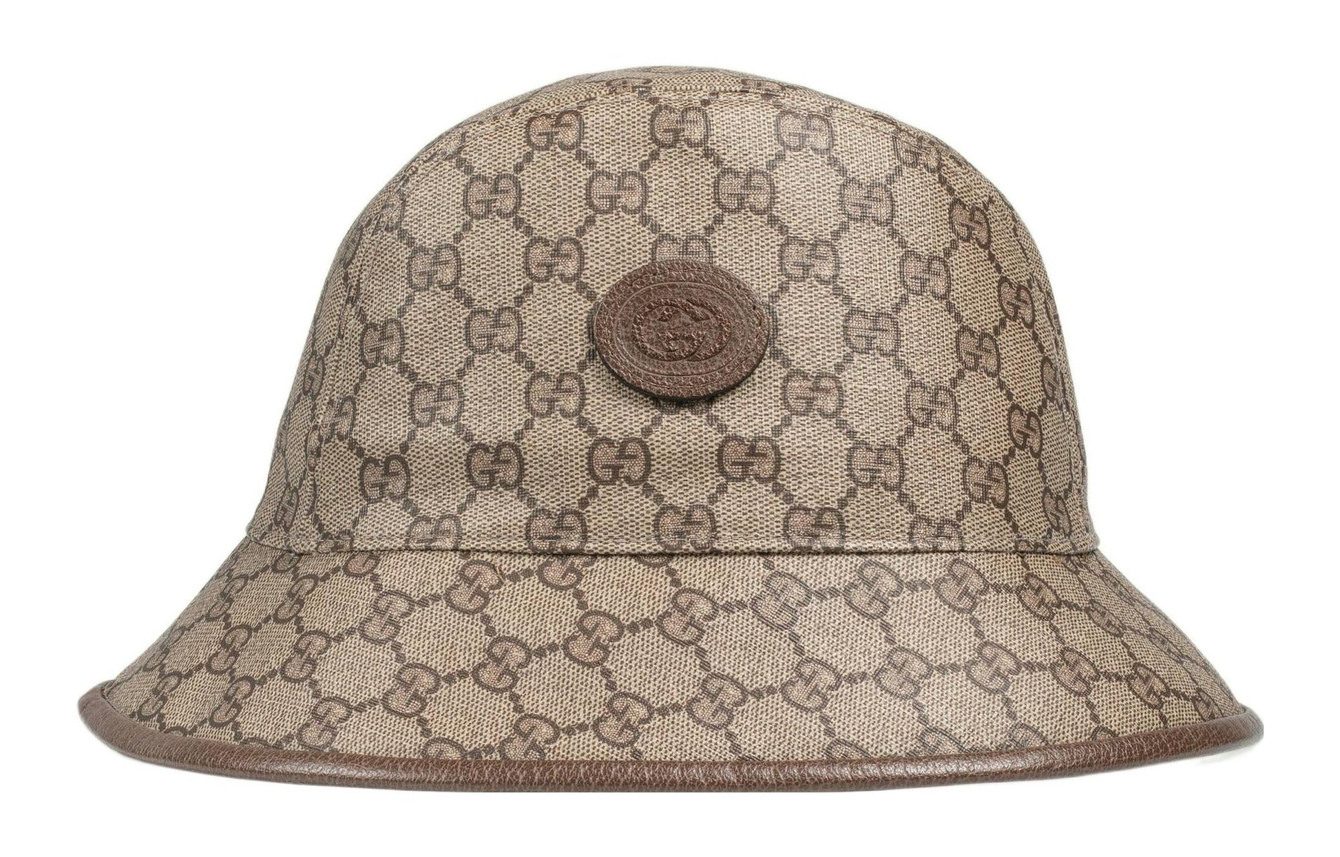 Gucci Apple Supreme Fedora Hat 'Beige Ebony' 700667-4HANT-8964