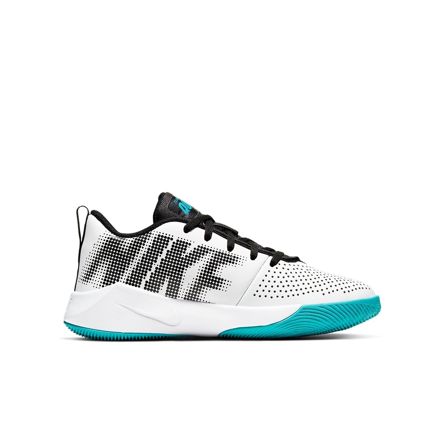 (GS) Nike Team Hustle Quick 2 Black/White/Blue AT5298-009