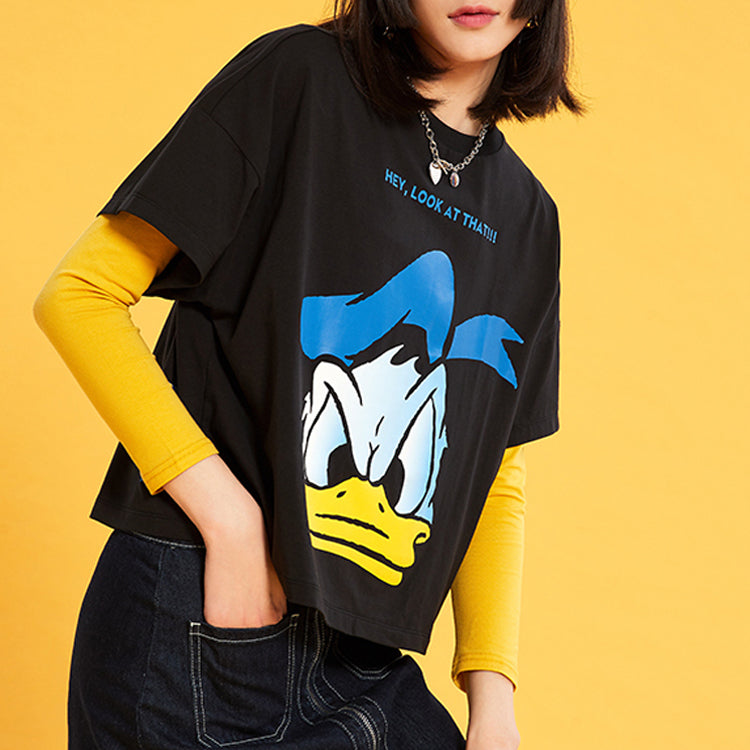 Li-Ning x Disney Printing Short Sleeve Black AHSQ208-1