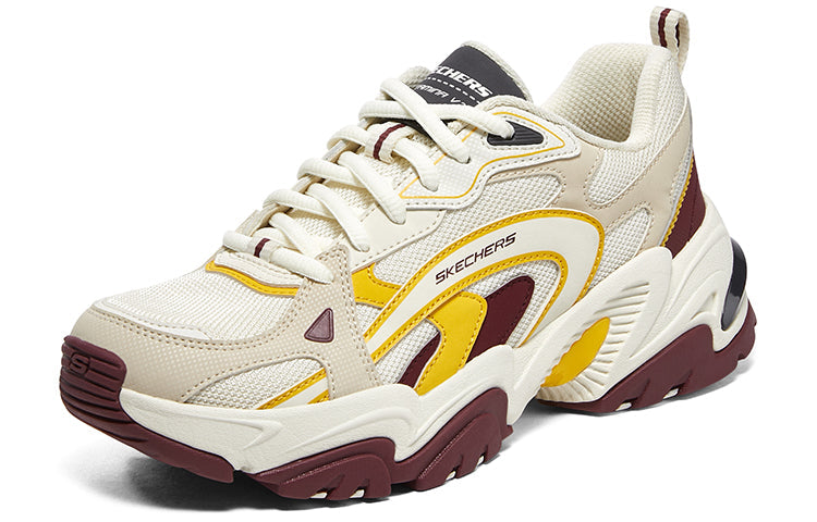 (WMNS) Skechers Stamina V2 'Beige Burgundy' 896245-BUMT