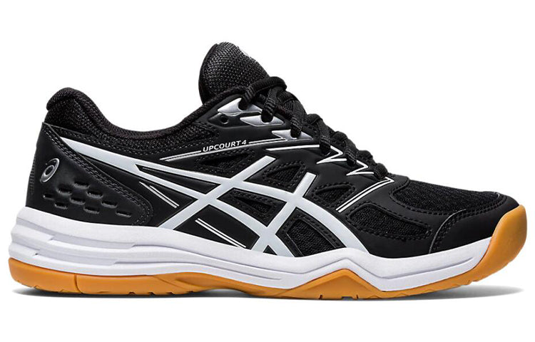 (WMNS) ASICS Upcourt 4 Running Shoes Black/White 1072A055-001