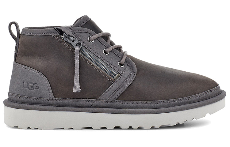 UGG Neumel Zip Fleece Lined Gray 1103883-DGRY