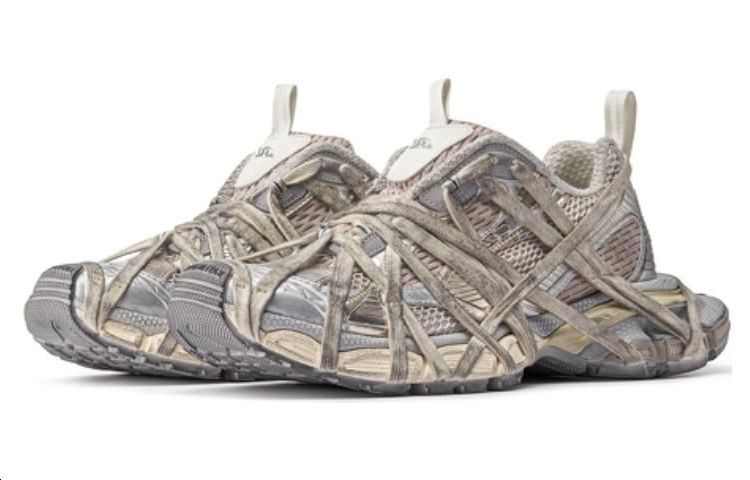 Balenciaga 3XL Extreme Lace sneakers 'Light Beige Mesh and Polyurethane' 778698W3XLL9191