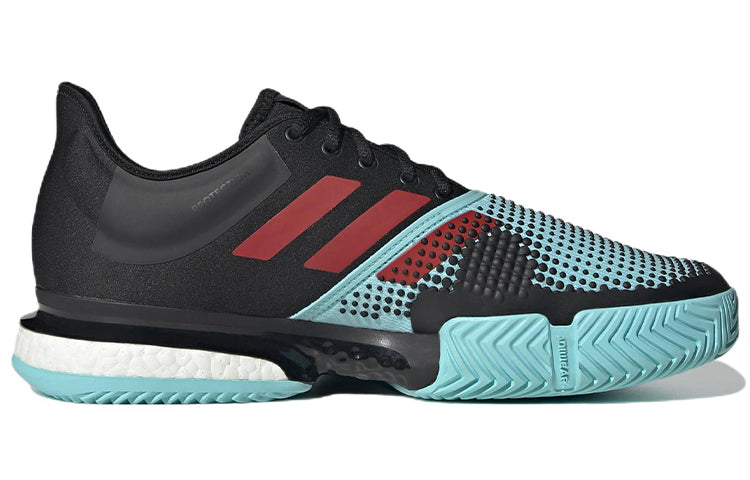 adidas SoleCourt 'Black Pulse Aqua' GX9066