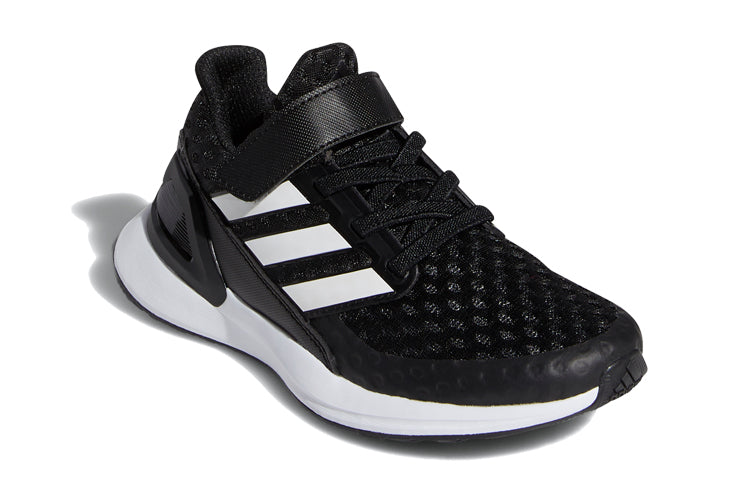 (PS) adidas RapidaRun J 'Black White' EF9258