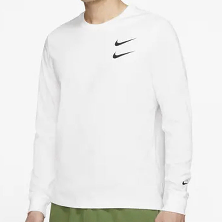 Nike Tee White Men's Long-Sleeve Nike Sportswear Swoosh CK2260-100