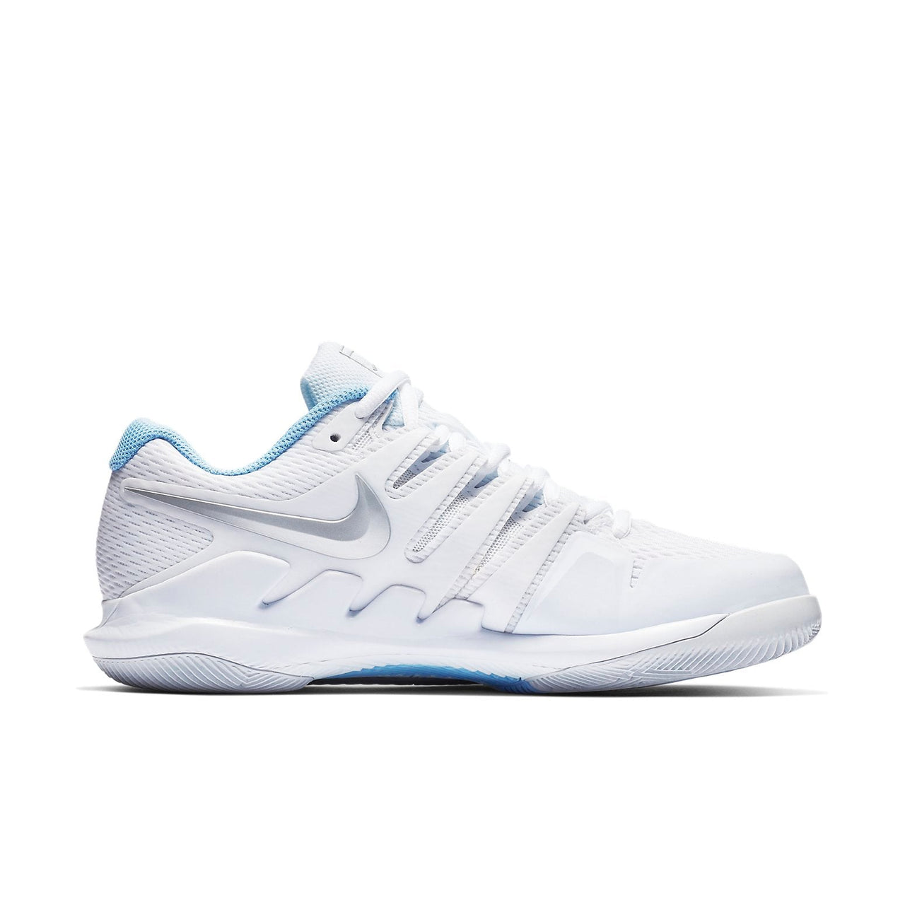 (WMNS) Nike Air Zoom Vapor X 'White Metallic Silver' AA8027-105