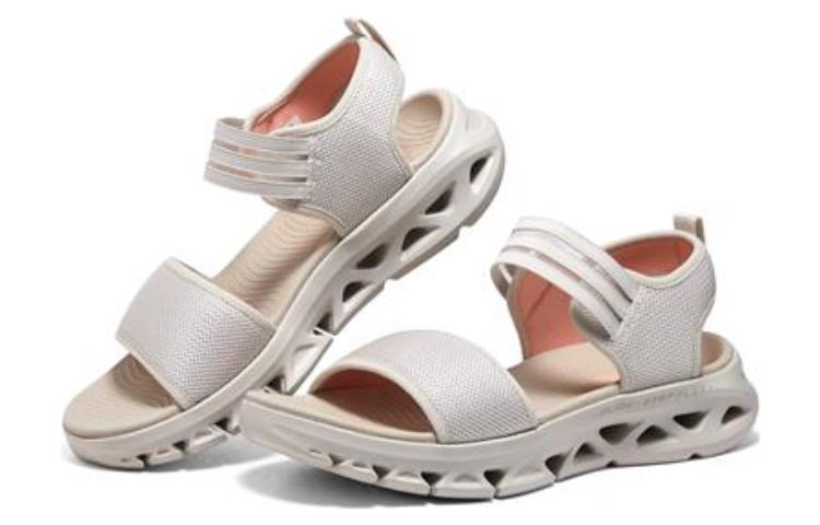 (WMNS) Skechers Go Glide-Step Flex Sandal 'Beige' 141251-NAT