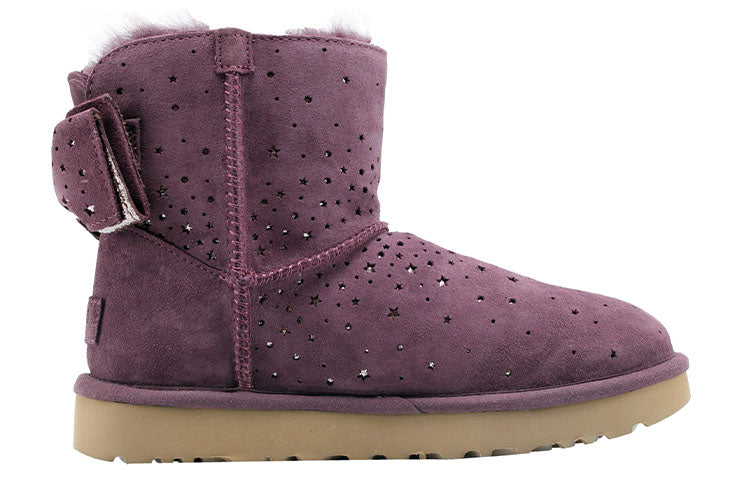 (WMNS) UGG Classic Mini Stargirl Bow Port 'Purple' 1098475-PORT
