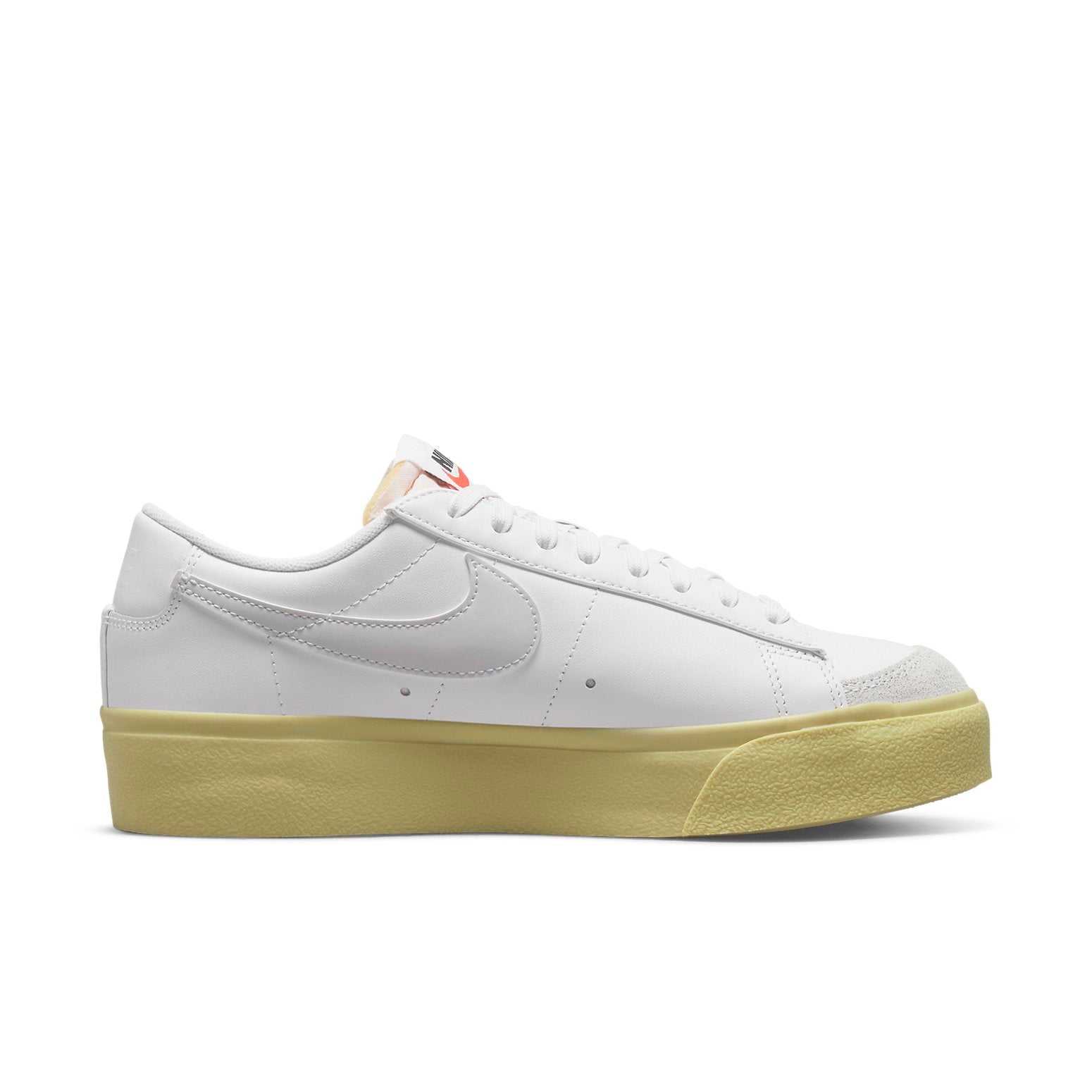 (WMNS) Nike Blazer Low Platform 'White Lemon Wash' DJ0292-109