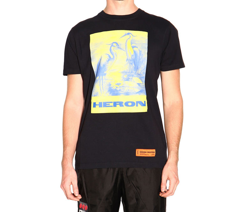 HERON PRESTON Heron Painting T-shirt 'Black' HMAA004F197600080488
