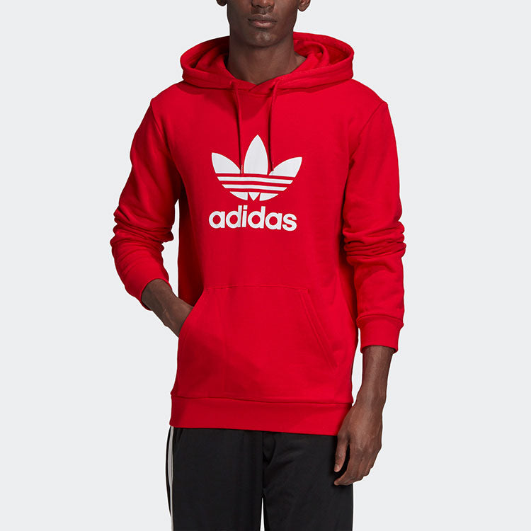 adidas originals Trefoil logo Printing Loose Sports Red GD9924