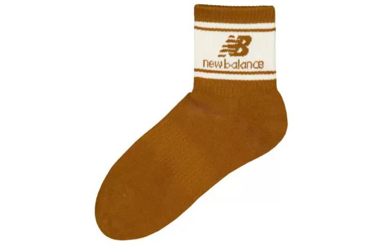 New Balance NB Logo Socks 'Beige' LAS34409-BEI
