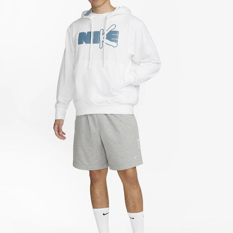 Nike Dri-FIT Standard Issue Premium Pullover Basketball Hoodie 'White' DV9501-100