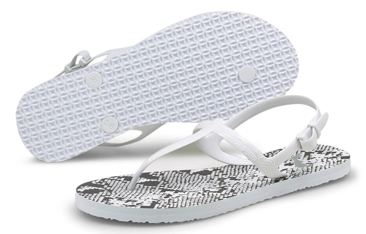 (WMNS) PUMA Cozy Sandal 'Untamed - White Black' 375213-03