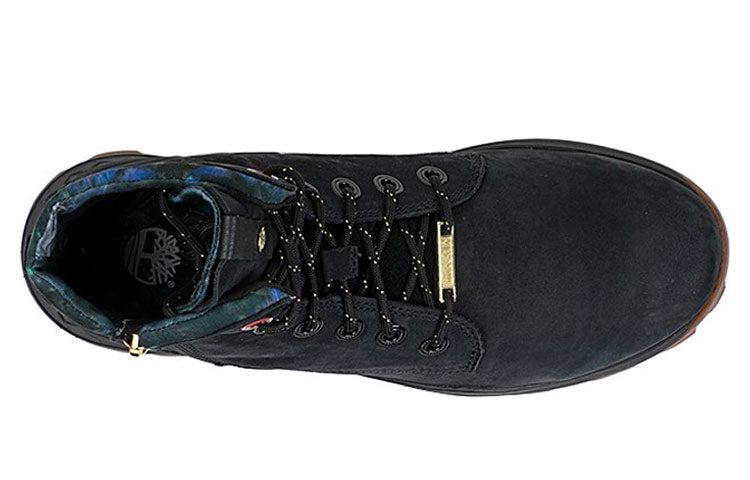 Timberland Brooklyn Side Zip Boots 'Black Nubuck' A41AEW