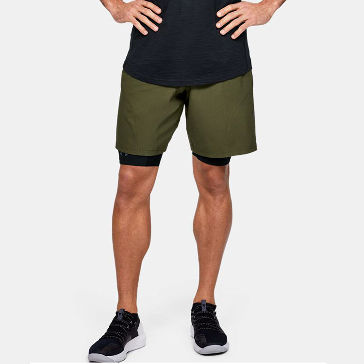 Under Armour Project Rock Unstoppable Shorts 'Olive Green' 1359119-315