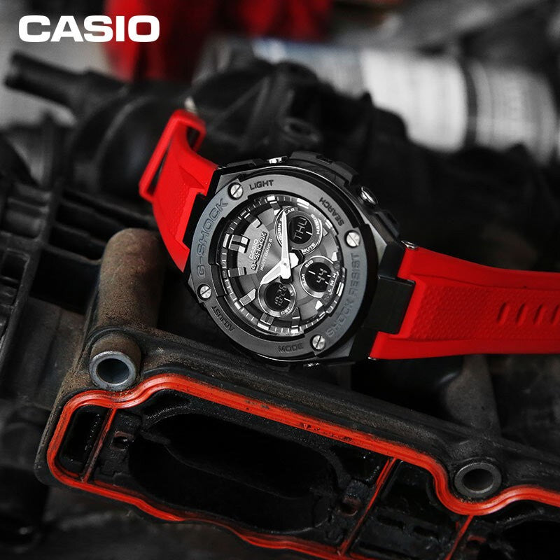 CASIO G-Shock G-Steel 'Black Red' GST-W300G-1A4PR
