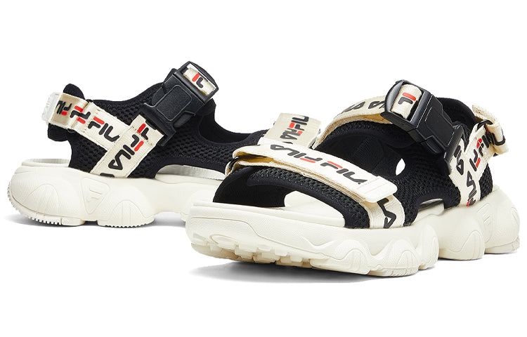 (WMNS) FILA Jagger Sports Sandals Black/White F12W024505FBW