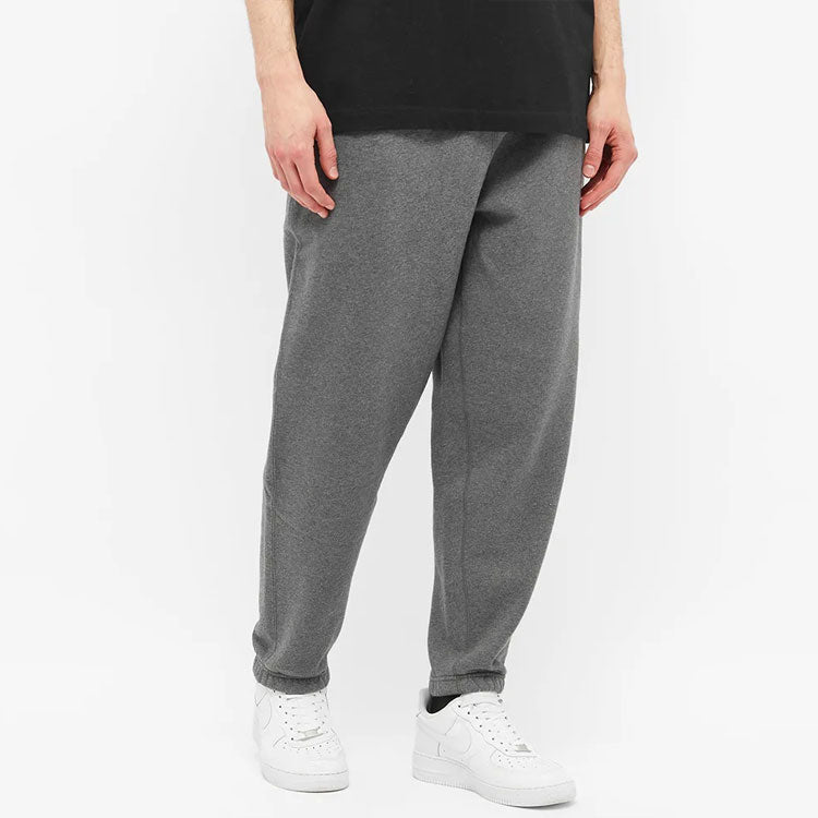 Men's Nike Embroidered Logo Solid Color Bundle Feet Sports Pants/Trousers/Joggers Gray CZ5365-071