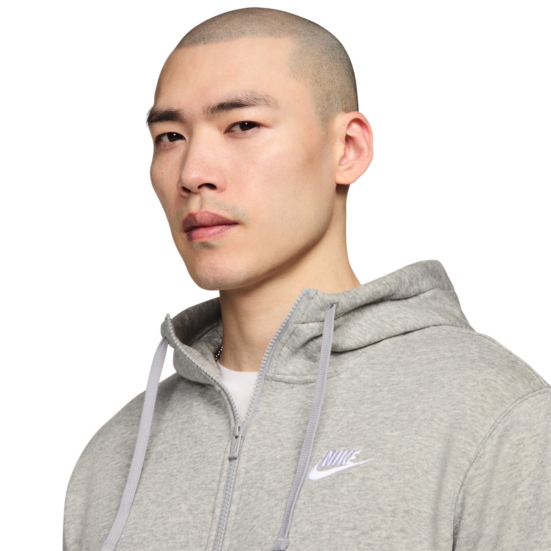 Nike Sportswear Club Logo Hoodie 'Grey' BV2646-063
