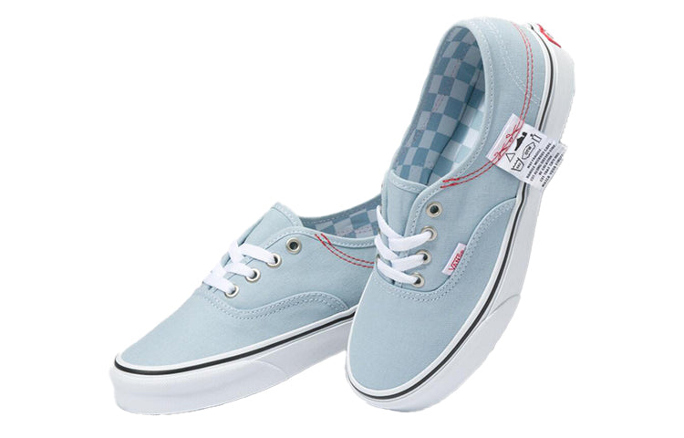 Vans Authentic Washed Patch Low Top Casual Canvas Skate Shoes Unisex Blue Red VN0A4UUC9GW