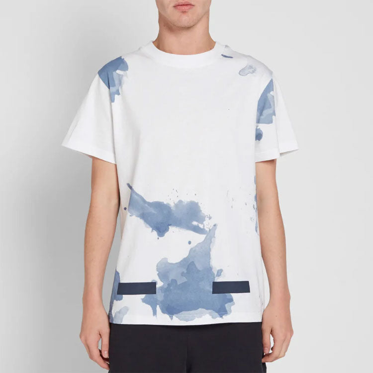 Off-White Splash Ink Short Sleeve White OMAA002F161970239932