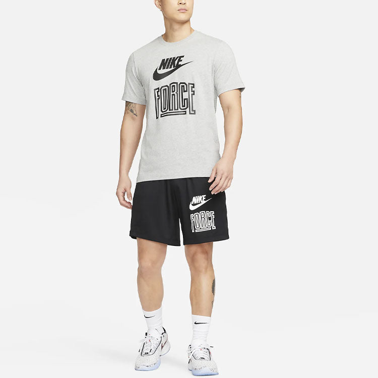 Nike Logo Force T-shirt 'Grey' FD0059-063