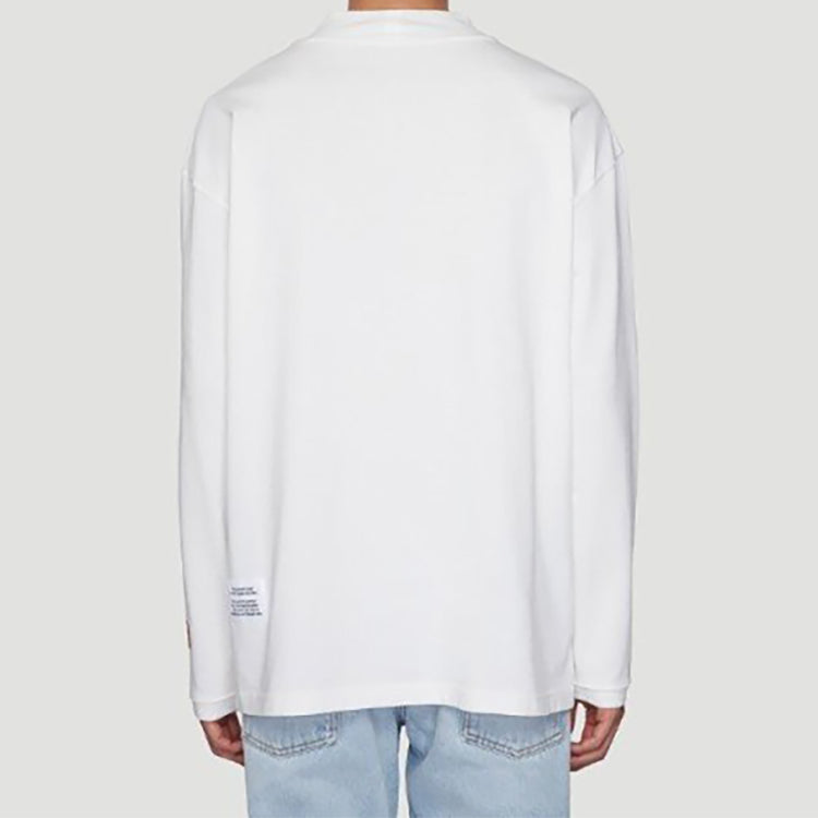 Men's HERON PRESTON High Collar Long Sleeves White HMAB010S209130110110