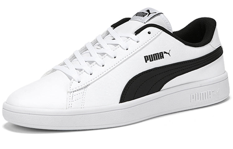 (GS) PUMA Smash v2 Garment Washed Jr Black/White 371471-02