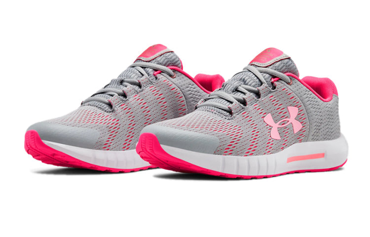 (GS) Under Armour Pursuit 'Grey Pink' 3022092-101