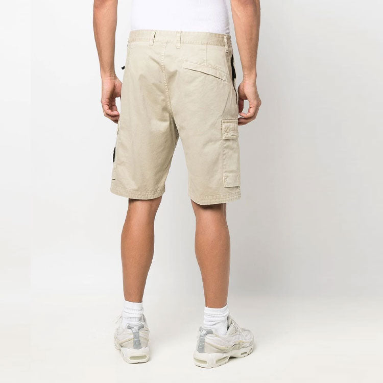 STONE ISLAND Strech Broken Twill Bermuda Shorts 'Beige' 7615L0804-V0190