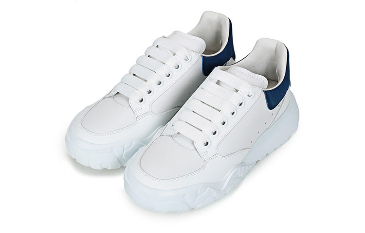 (WMNS) Alexander McQueen Court Trainer 'White Navy' 633915WHZ969086