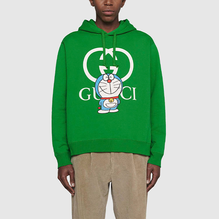 Gucci x Doraemon Cotton Hoodie 'Green' 646953-XJDE1-3229