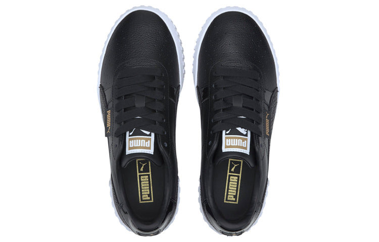(WMNS) PUMA Cail Snake Sneakers Black 372096-02